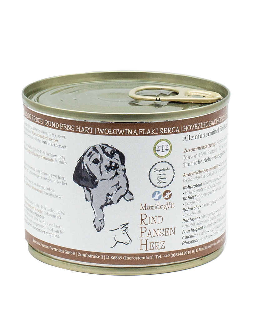 MaxidogVit Rind Pansen Herz