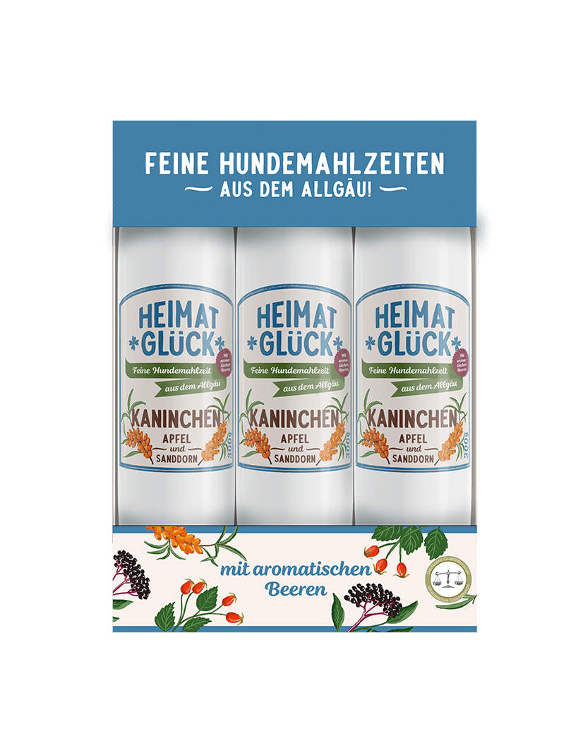 Heimatglück Trio Kaninchen mit Apfel...