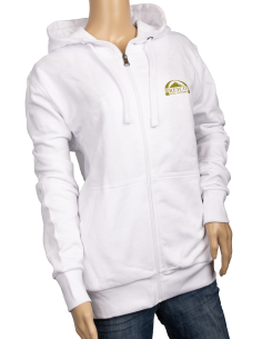 Kapuzenjacke Unisex weiß