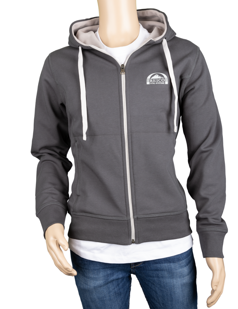 Kapuzenjacke Herren anthrazit