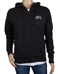 Kapuzenjacke Unisex schwarz