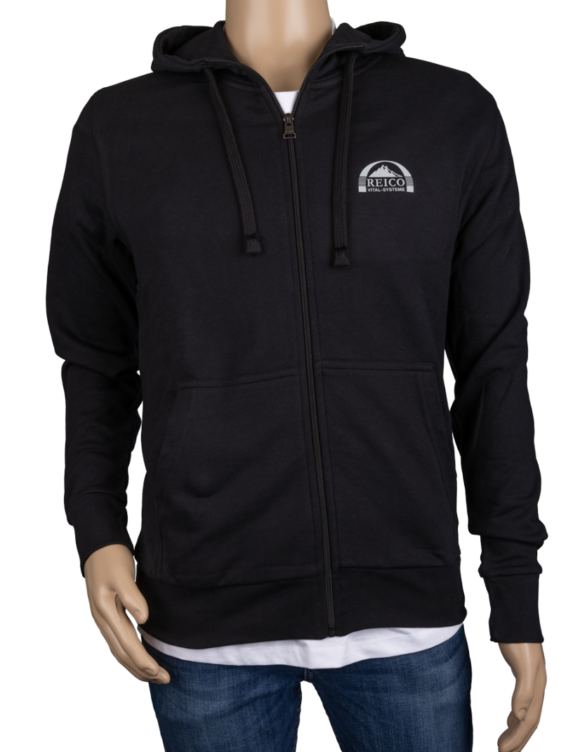 Kapuzenjacke Unisex schwarz Kapuzenjacke Unisex schwarz