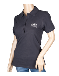 Polo-Shirt Damen karbon